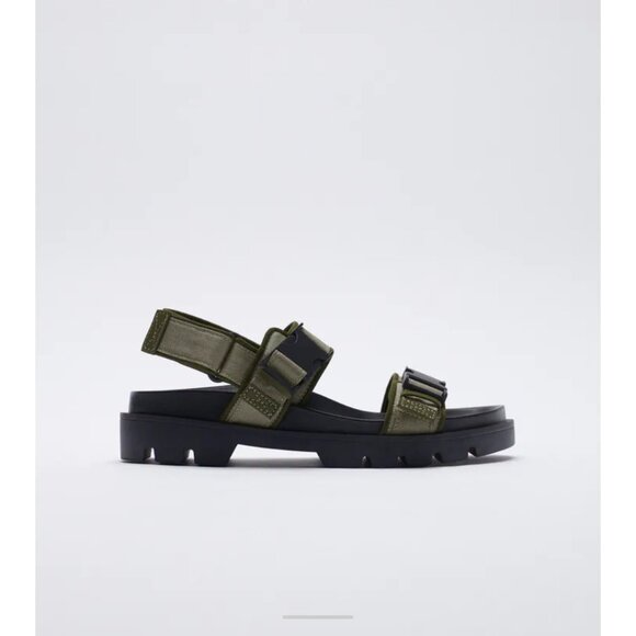 Zara flat strappy sandals - Picture 2 of 9